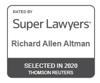 Rated by Super Lawyers Richard Allen Altman Selected in 2020 Thomson Reuters